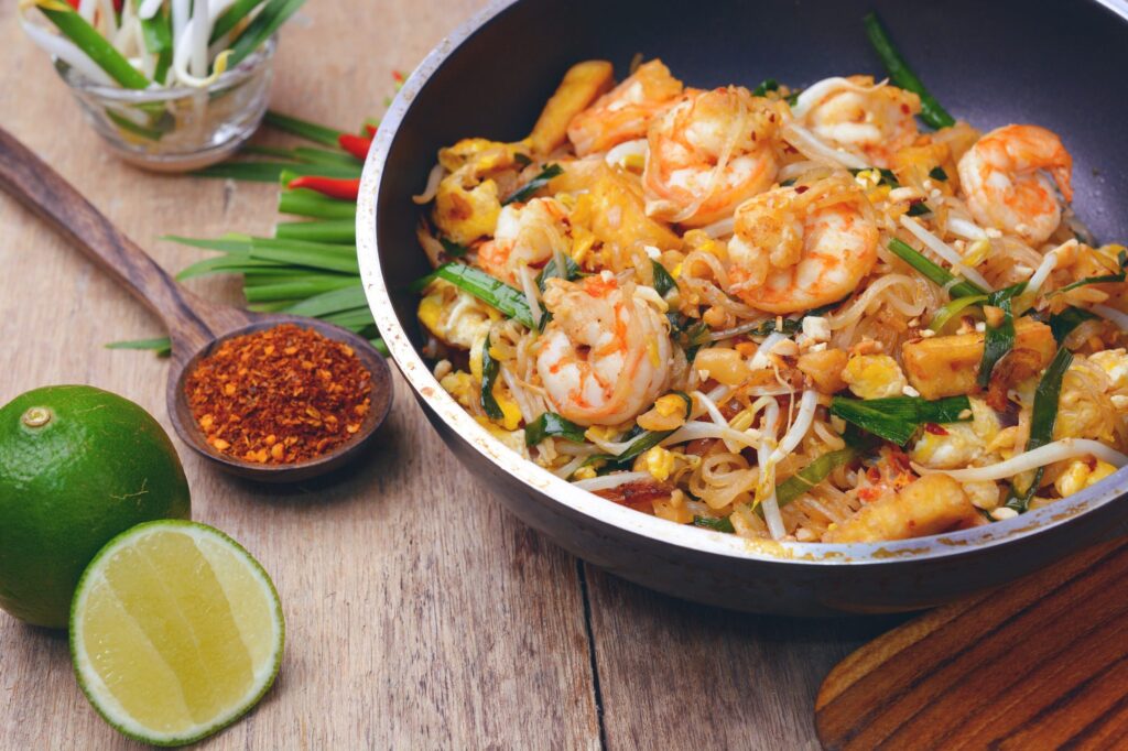 Pad thai -katkarapuwokki